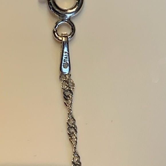 Silver 925. Chain and Pendant With Crushed Opal. - Picture 9 of 11